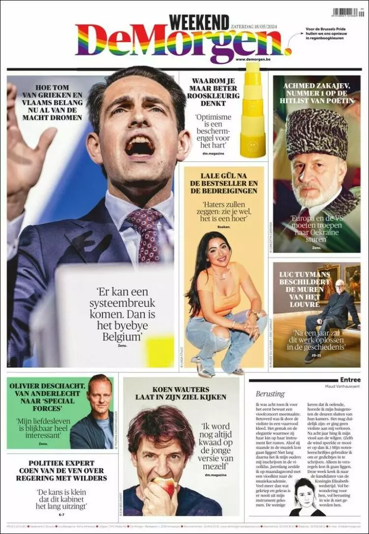 Prima-pagina-de morgen-edizione-di-oggi-18-05-2024